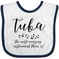 thumbnail image 3 of Inktastic Amazing Tuba Boys or Girls Baby Bib, 3 of 4