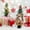 D, variant on Fjnjuu Christmas Plush, Fabric Plush Standing Santa Claus Doll Doll Pendant Christmas Ornament Desktop Ornament