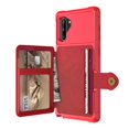 thumbnail image 3 of Feishell for Samsung Galaxy Note 10 Plus Wallet Case, with ID&Credit Card Holder Slots Pockets Wallet Back Cover Stand Flip Folio Leather Magnetic Absorption Cover, Red, 3 of 8