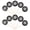 Black, variant on OFFIGAM 20pcs Racing Wheel Cake Topper Tyre Dessert Cupcake Topper Inserts Racing Theme Party Decorations For Baby Shower Birthday Party Racing Car Party Favor Supplies