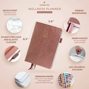 Clever Fox Wellness Planner - Rose Gold