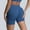 Marine, variante sur Ovticza Shorts d'Entraînement pour Femmes Impact 3.6 Pouces/ 4.5 Pouces/ 6 Pouces Scrunch Lissage des Fesses Gym Seamless Booty Biker Shorts BR TP