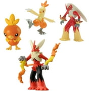 Pokemon Trainers Choice 4-Figure Gift Pack Torchic Combusken Blaziken and Mega Blaziken