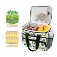 thumbnail image 2 of FORMRS Insulated Cooler Bag 24 Cans Capacity Soft Leakproof Lunch Box with Side Pockets, Avocado, 2 of 7