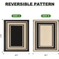 thumbnail image 4 of Outdoor Plastic Waterproof Rug 9'x 12' for Patio, Porch, Deck, Backyard, Balcony, Reversible, Geometric, 4 of 8