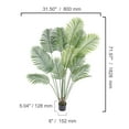 thumbnail image 2 of SKYSHALO 6 Ft Faux Lifelike Areca Catechu Betel Palm Nut Tree, 2 of 9