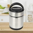 thumbnail image 4 of Picnic Barriles de aislamiento de acero inoxidable Multi-capas Almuerzo Contenedor Caja (1.7L), 4 of 8