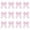 Pink, variant on 12Pcs Iridescent Beige Christmas Bow Ornaments, Large Sheer Fabric Bows for Christmas Tree Wreath Garland Gift Wrap Holiday Decor