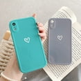 thumbnail image 2 of Compatible with iPhone XR Case for Women Girls, Cute Love Heart Pattern Soft Slim TPU Protective Bumper Phone Case for iPhone XR 6.1＂-Blue Gray, 2 of 7