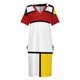 thumbnail image 4 of Mondrian Grid Loose Pocket Dress summer dress korean women luxury dresses, 4 of 7