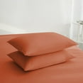 thumbnail image 2 of IR Imperial Rooms 3 Piece Duvet Cover Set Soft Microfiber Button Closer Rust Color King All-Season, 2 of 6