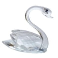 thumbnail image 4 of Glass Swan Collectible Statue Table Centerpiece Ornament Wedding Favors, Handmade Figurine Paperweight, 4 of 8
