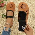 thumbnail image 2 of Summer Women's Slippers Flat Heel Close Toe Slip-on Slides Shoes Women's Fashion Casual Versatile Beach Sandals, 2 of 10