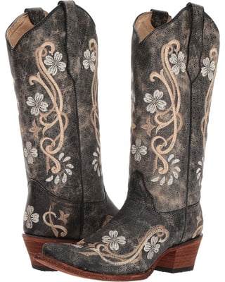 Circle G by Corral Women's Multi Color Floral Cowboy Boot L5175 
