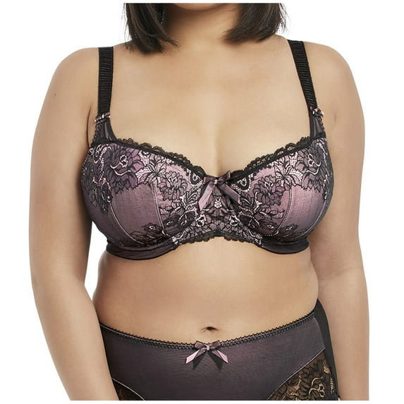 Elomi Anushka Padded Half Cup Underwire Bra (4060),38FF,Romance - Romance,38FF