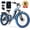 Blue, variant on ESKUTE C300 1500W Electric Bike for Adults, 48V 20.8Ah Battery, 32MPH, 26"x4.0" Fat Tire Step-Thru Ebike, Full Suspension Electric Bicycle, 8-Speed White, With Phonebag & Lock, UL2849