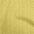 thumbnail image 1 of oneOone Georgette Viscose Yellow Fabric Conversational Moustache Craft Projects Decor Fabric Printed By The Yard 42 Inch Wide, 1 of 4