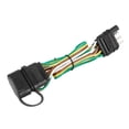 thumbnail image 4 of 4 Pin 32'' Trailer 4 Flat Wire Plug Hitch Light Trailer Wiring Harness Extender Male Female Connector, 4 of 6
