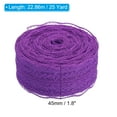 thumbnail image 2 of Uxcell 1.8 Inch Wide 25 Yards Lace Trim Ribbon Sewing Lace Roll Gift Package Pattern Wrapping Purple, 2 of 6