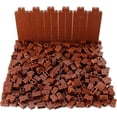 thumbnail image 6 of 360 Pieces 1x2 Masonry Profile Bricks Building Blocks for Wall Parts and Pieces Diverse Bulk Toy Set Compatible with Major Brands (Reddish Brown), 6 of 6