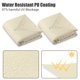 thumbnail image 5 of Yescom 2 Packs 16'x16' 97% UV Block Square Sun Shade Sail Beige Top Canopy Outdoor Patio Pool Garden, 5 of 9