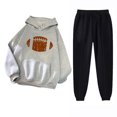 thumbnail image 1 of Puntoco Sudadera con Capucha para Mujer Sudadera con Bolsillo De Manga Larga Pantalones De Moda para Mujer Conjunto De Sudadera con Estampado Navideño Puntoco Puntoco-7612, 1 of 2