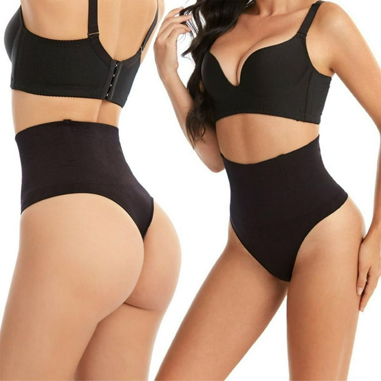 Women Body Shaper Thong G String High Waist Tummy Control Invisible  Shapewear U1A2