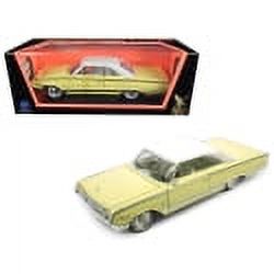 1964 Mercury Marauder Yellow with White Top 1/18 Diecast Model Car