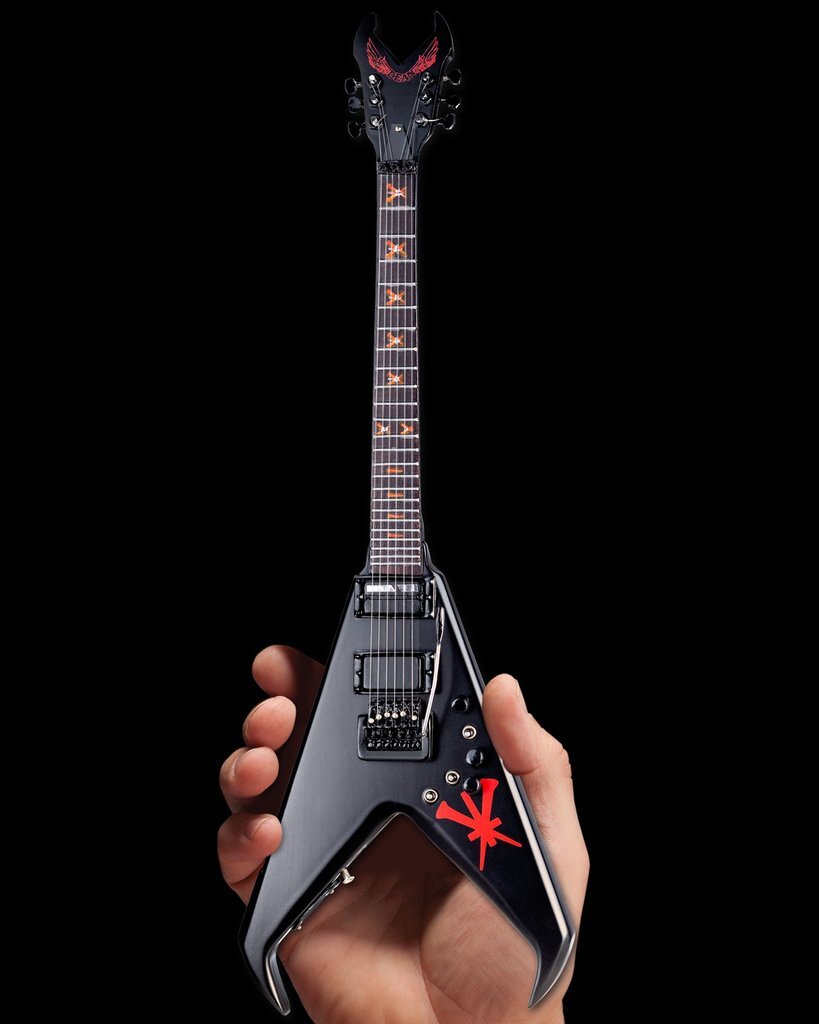 Kerry King Dean USA V Limited Edition Custom 10 Inch Miniature Guitar Replica