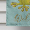 thumbnail image 4 of Carolines Treasures BB8564CHF Frog Welcome Flag Canvas House Size, 4 of 4