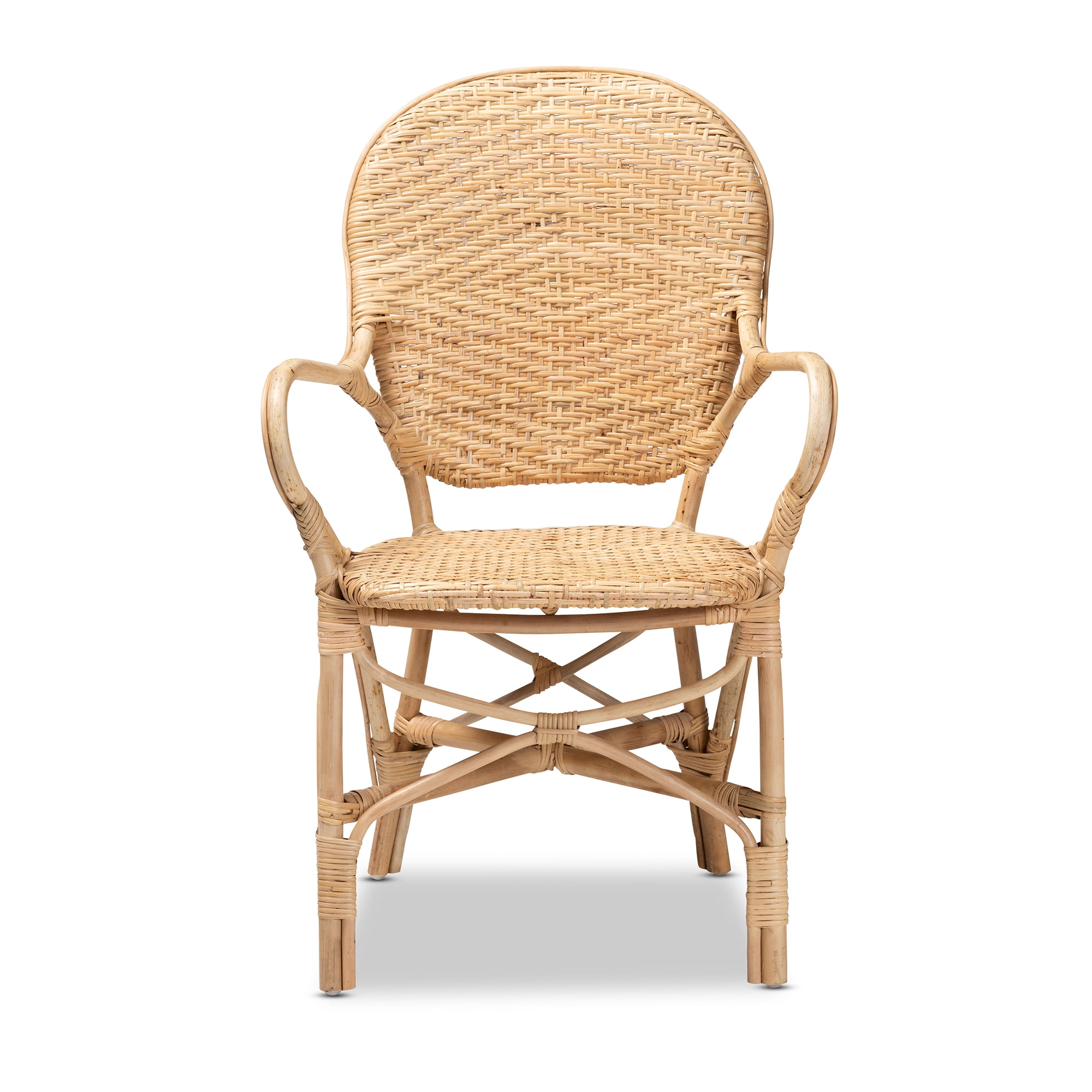 bali & pari Genna Dining Chair Natural Brown