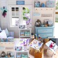 thumbnail image 5 of TuKIIE DIY Miniature Dollhouse Kit with Furniture, 1:24 Scale Creative Room Mini Wooden Doll House Accessories Plus Dust Proof for Kids Teens Adults(Beach Cottage), 5 of 5