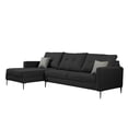 thumbnail image 2 of Sala Love Chaise Izquierdo Atenas Negro, 2 of 8