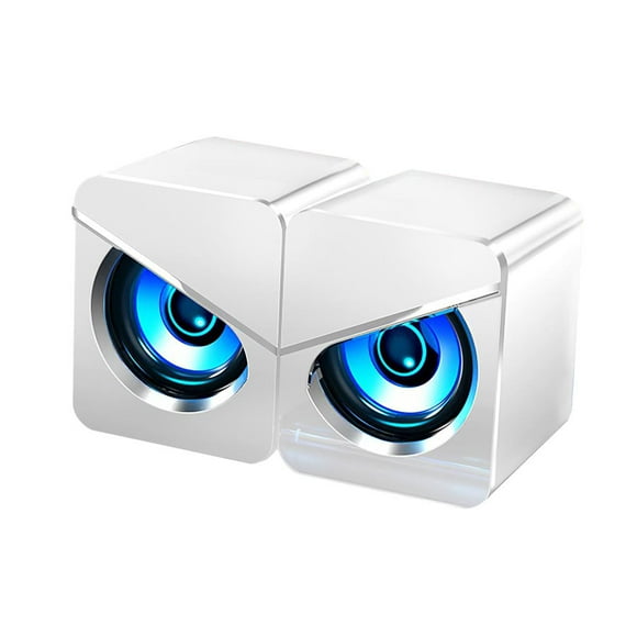 Kit De Altavoz Portátil De 2 Uds, Altavoz Estéreo Usb Para Pc, Teléfonos Inteligentes, Portátiles Cateissary EL014079-02