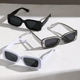 thumbnail image 3 of 3PCS Square fashion Women Sunglasses Y2K Hip Hop Vacation Beach Party Decoration Glasses Men (C3), 3 of 5