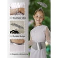 thumbnail image 4 of Girls Angel Dress, White Fairy Tale Tutu for Halloween & Parties, 4 of 6