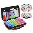 thumbnail image 2 of Art Storage Box 60/30 Slots Beads Storage Box Shockproof  Storage Case Portable Lightweight  Art Storage Containers with  Art Accessories and Tools Kit for DIY Art Craft, 2 of 11