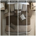 thumbnail image 4 of Cotton Bedding Set, 7 Piece Faux Suede Comforter Set Brown Queen, Brown Bed In A Bag,Polyester Comforter Set, Household Supplies & Décor Bedding Bedding Sets 7 Piece Faux Suede Comforter Set Brown Qu, 4 of 16