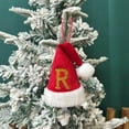 thumbnail image 6 of XYAIYT Alphabet Letter Tree Pendants Christmas Decorations Hanging Christmas Decorations Personalized Diy Letter Ornaments Easy to Hang for Tree Mantel Door Wreath Staircase Home Office 3.5in Red, 6 of 6