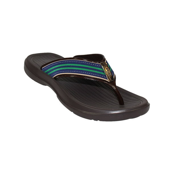 SANDALIAS ALBERCA EVA GREEN HOMBRE CAFE PLASTICO EH8203 LEON EH8203p