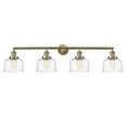 thumbnail image 2 of Innovations Lighting  Bell 4 Light 44" Bath Vanity Light Polished Chrome/Plated Smoke, 2 of 5