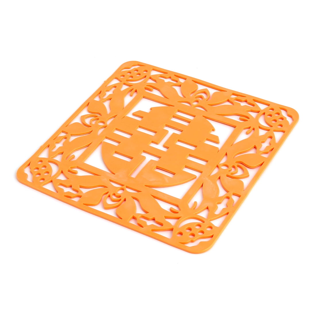 Household Rubber Square Table Protector Cup Holder Heat Resistant Mat