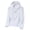 White, variant on Women's UPF 50 Sun Protection Hoodie Jacket Long Sleeve Athletic Running Full Zip Workout Jacket with Pockets Green XXXXXXL