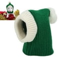thumbnail image 2 of Gorro de invierno para perros, gorro de punto rojo para mascotas, Navidad, invierno, cálido, para perros pequeños y medianos, cachorros y gatos, verde L, 2 of 12