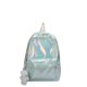 thumbnail image 1 of Mochila de estudiante de viajero simple de moda de tela laminada para mujer (verde), 1 of 9