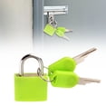 thumbnail image 2 of Keyed Padlock with 2 Keys,Locker Lock,Heavy-Duty Locks,28mm Keyed Padlocks,Small Lock with Keys,0.85 Inch Locker Lock for Backpack, Luggage, Gym Locker, Jewelry Box, Diary Book, Laptop Bags,Green, 2 of 9