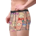 thumbnail image 4 of Balery Cute Lamas Men's Boxer Briefs, Soft and Breathable Cotton Underwear with nylon Waistband-XX-Large, 4 of 9