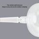 thumbnail image 3 of Copa de Vino Plegable Copas de Vino de Viaje Portátiles Copas de Vino de Plástico Transparente Inastillables para Barbacoa Al Aire Libre Camping Picnic Utensilios de Cocina ANGGREK Otros, 3 of 8