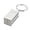 Silver, variant on O Novelty Shipping Container Inspired Key Holder Wear Resistant Metal Construction Portable Size Versatile Decoration For Keys Bags And Automotive Accessories