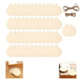 thumbnail image 3 of fastboy 50pcs Wood Round Blank Smooth Wood Circles with Rope Hole Blank Decorations for DIY Crafts Painting Staining Coasters Making Home, 3 of 8
